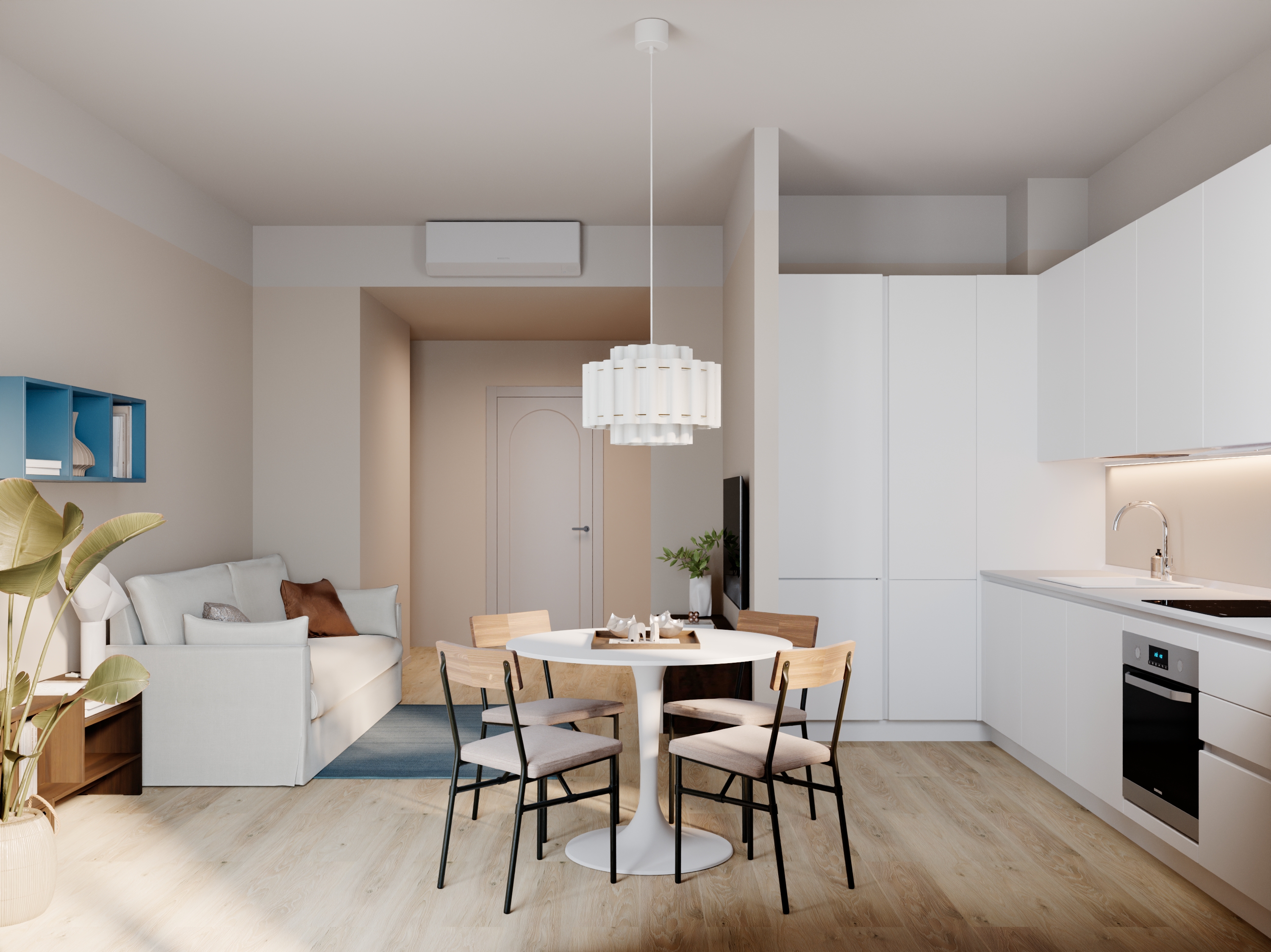 Monocromo Bianco - Scorcio Living